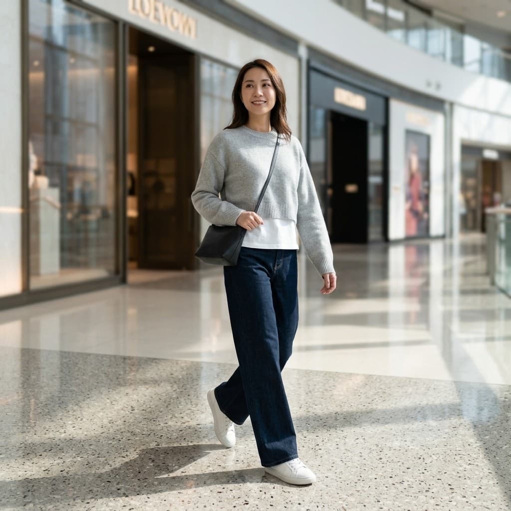 Knit and jeans · 2026